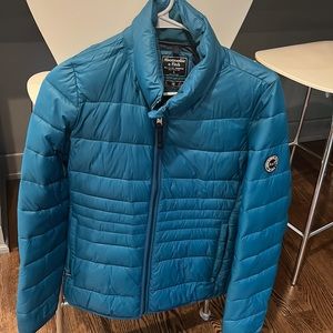 Abercrombie and Fitch lightweight blue jacket great for spring or fall.